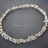 Opal Accented Halo Vine with Pearls - Halo - Cassandra Lynne