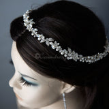 Opal Accented Halo Vine with Pearls - Halo - Cassandra Lynne