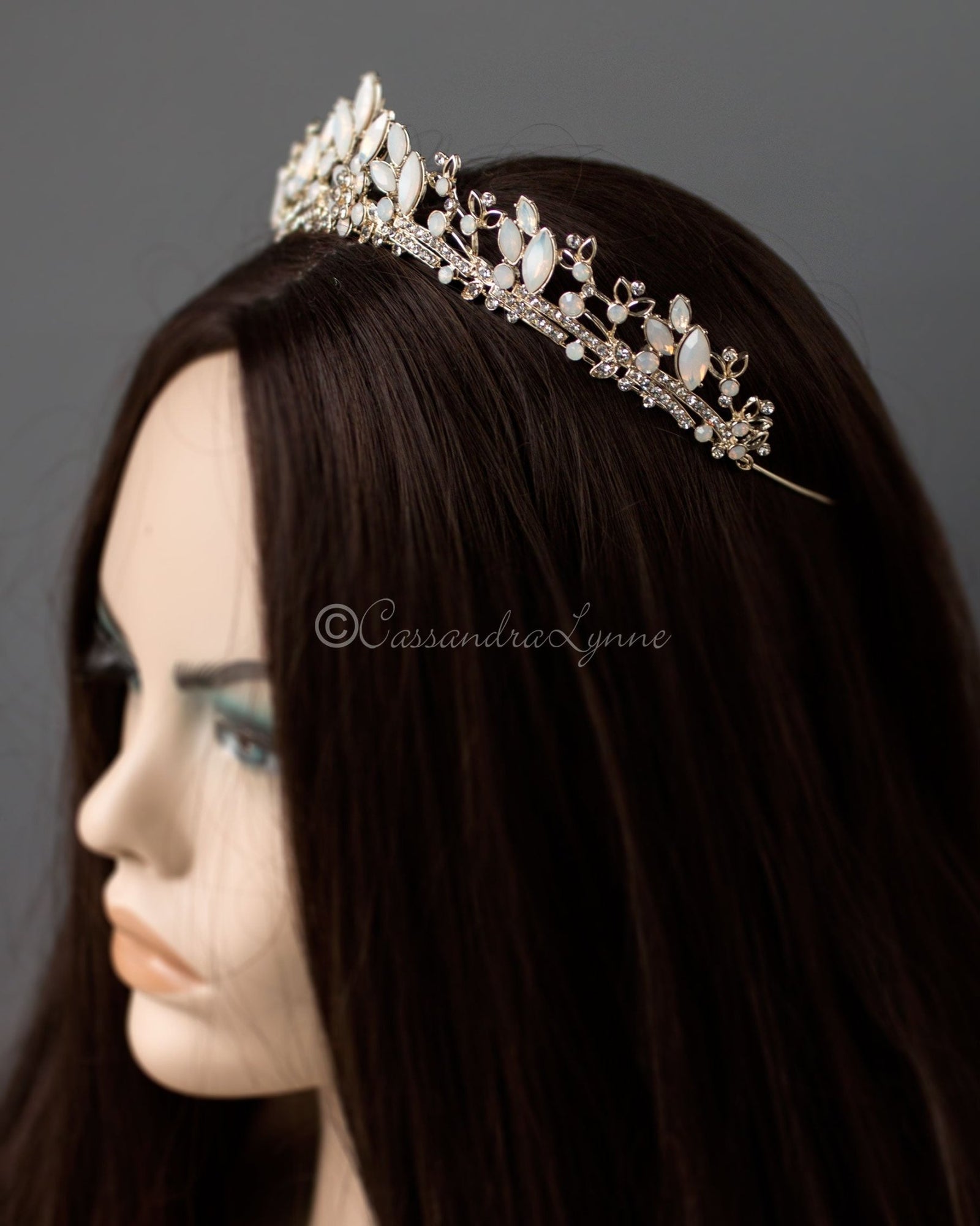Gold Pearls and Brass Headpiece - Coraline Style 23013 Gold