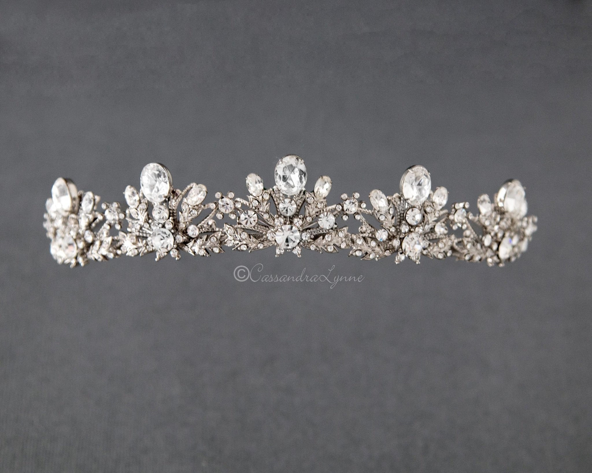 Oval Jewels Wedding Tiara - Tiara - Cassandra Lynne