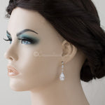 Pave Elongated Pear Drop CZ Earrings - Earrings - Cassandra Lynne