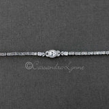 Pave Teardrop Simple CZ Wedding Bracelet - Bracelet - Cassandra Lynne