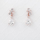 Pear Drop CZ Bridal Earrings - Earrings - Cassandra Lynne