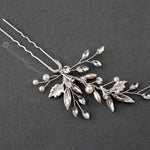 Pearl and Marquise Crystal Wedding Hair Pin - Hair Pins - Cassandra Lynne