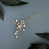 Pearl and Starfish Beach Hair Pin - Hair Pins - Cassandra Lynne