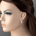 Pearl CZ Stud Earrings - Earrings - Cassandra Lynne