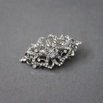 Petite Bridal Hair Clip in Antique Silver - Hair Clips - Cassandra Lynne