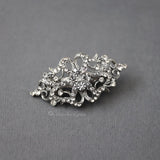 Petite Bridal Hair Clip in Antique Silver - Hair Clips - Cassandra Lynne