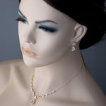 Petite Minimalist CZ Bridal Necklace Set - Necklace Set - Cassandra Lynne