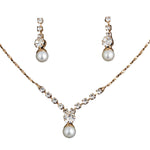 Petite Pearl Crystal Necklace Set - Cassandra Lynne