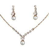 Petite Pearl Crystal Necklace Set - Cassandra Lynne