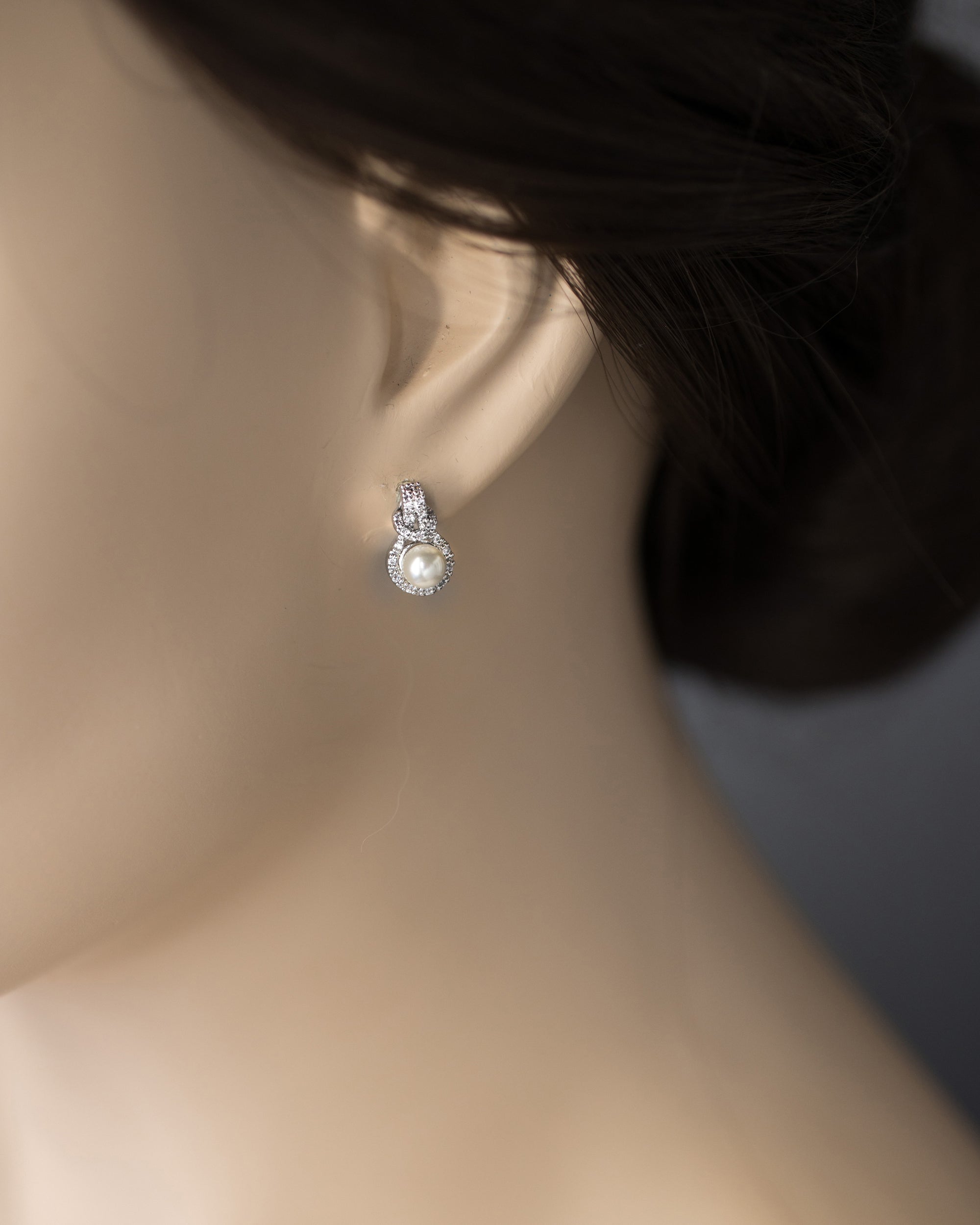 Vintage Tiny Pearl Stud Earrings - Cassandra Lynne