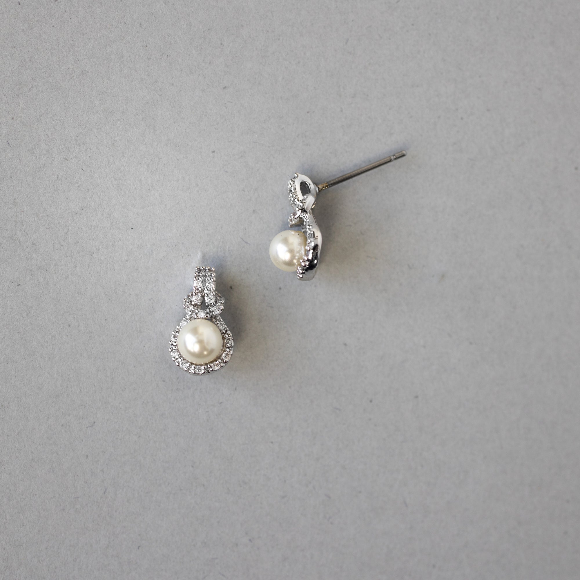 Vintage Tiny Pearl Stud Earrings - Cassandra Lynne