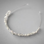 Scrolling Petite Pearl Tiara - Tiara - Cassandra Lynne