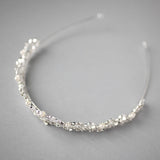 Scrolling Petite Pearl Tiara - Tiara - Cassandra Lynne