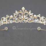 Scrolling Petite Pearl Tiara - Tiara - Cassandra Lynne