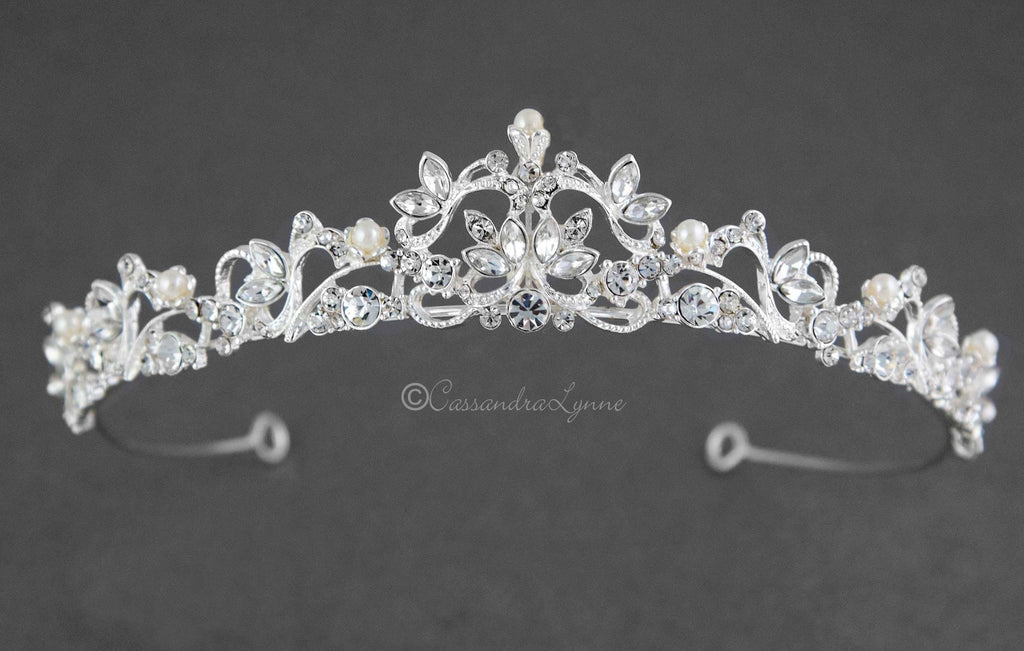 The Pearl Story CZ online Tiara