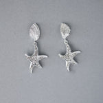 Shells and Starfish Beach Bride Earring Set - Earrings - Cassandra Lynne