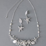 Shells and Starfish Pearl Necklace Set - Necklace Set - Cassandra Lynne