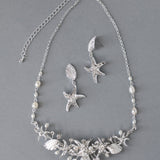 Shells and Starfish Pearl Necklace Set - Necklace Set - Cassandra Lynne