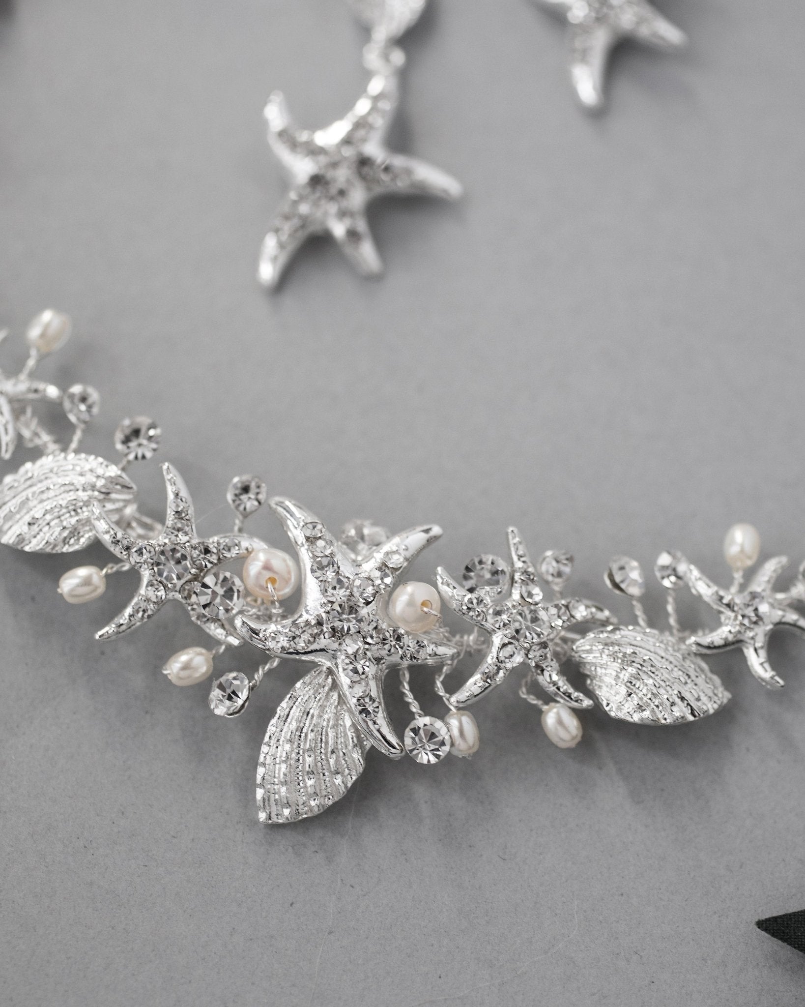 Shells and Starfish Pearl Necklace Set - Necklace Set - Cassandra Lynne