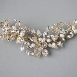 Star Flower Bridal Hair Clip With Pearls - Hair Clips - Cassandra Lynne