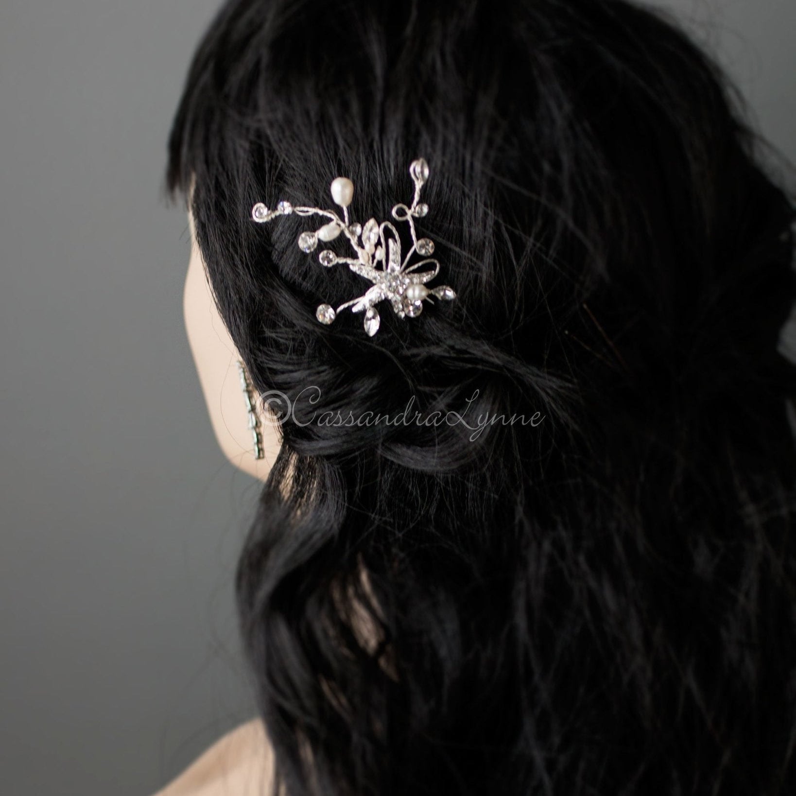 Starfish and Freshwater Pearl Hairpin Stick - Hair Pins - Cassandra Lynne