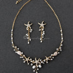 Starfish and Pearl Bridal Necklace Set - Necklace Set - Cassandra Lynne