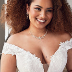 Starfish and Pearl Bridal Necklace Set - Necklace Set - Cassandra Lynne