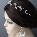 Starfish and Pearl Wedding Headpiece Headband - Headband - Cassandra Lynne