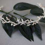 Starfish and Pearl Wedding Headpiece Headband - Headband - Cassandra Lynne