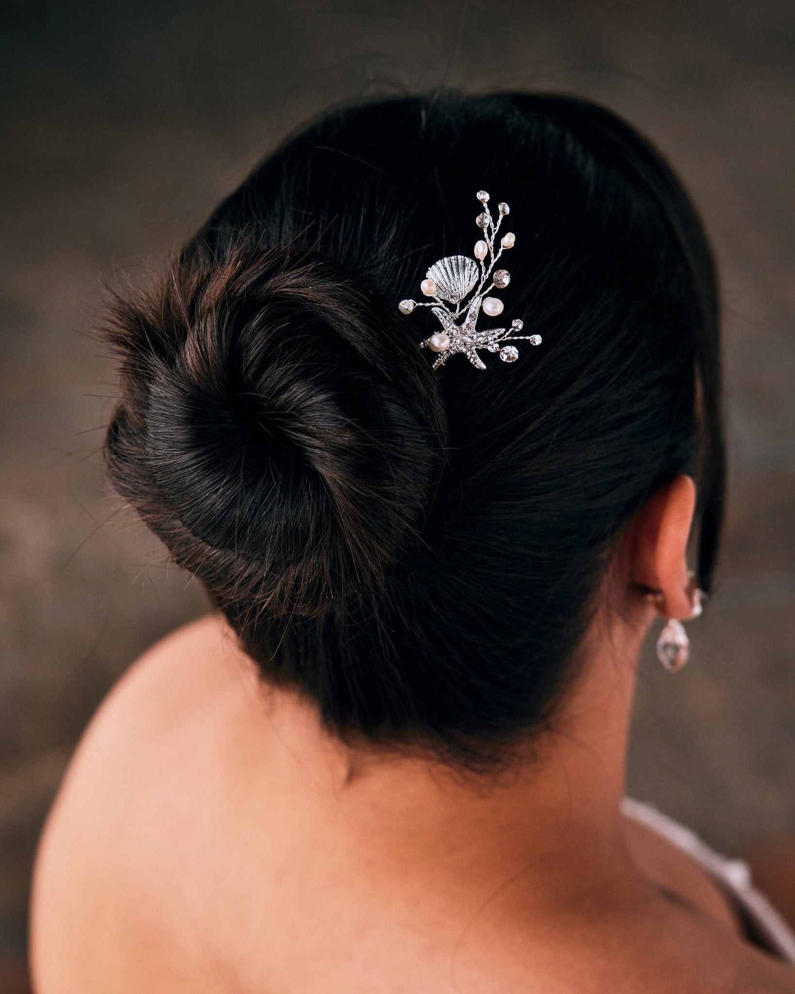Starfish and Shell Beach Inspired Hair Pin - Hair Pins - Cassandra Lynne