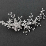 Starfish Wedding Hair Clip with Rhinestones - Hair Clips - Cassandra Lynne