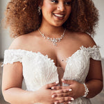 Starfish Wedding Necklace with Pearls - Necklace Set - Cassandra Lynne