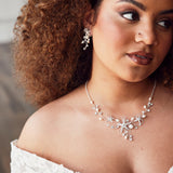 Starfish Wedding Necklace with Pearls - Necklace Set - Cassandra Lynne