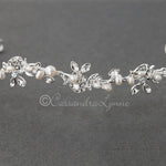 Vine Bridal Tiara Headband with Pearls - Tiara - Cassandra Lynne