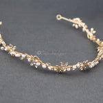 Vine Bridal Tiara Headband with Pearls - Tiara - Cassandra Lynne