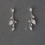 Vine CZ Bridal Earrings - Earrings - Cassandra Lynne