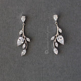 Vine CZ Bridal Earrings - Earrings - Cassandra Lynne