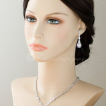 Vintage CZ Necklace and Earrings Set - Necklace Set - Cassandra Lynne