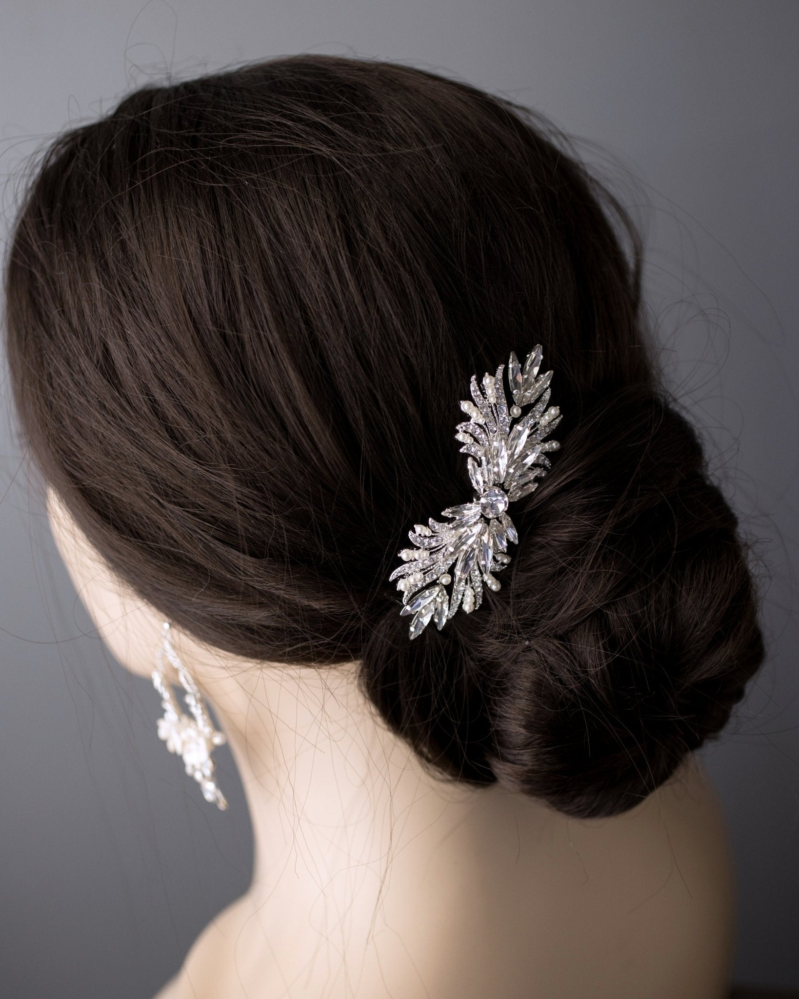 Vintage Hair Comb with Pearls - Hair Comb - Cassandra Lynne