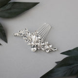 Waterdrop and Marquise Crystal Hair Comb - Hair Comb - Cassandra Lynne