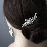 Waterdrop and Marquise Crystal Hair Comb - Hair Comb - Cassandra Lynne