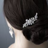 Waterdrop and Marquise Crystal Hair Comb - Hair Comb - Cassandra Lynne
