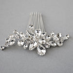 Waterdrop and Marquise Crystal Hair Comb - Hair Comb - Cassandra Lynne