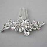 Waterdrop and Marquise Crystal Hair Comb - Hair Comb - Cassandra Lynne