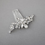 Waterdrop and Marquise Crystal Hair Comb - Hair Comb - Cassandra Lynne