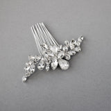 Waterdrop and Marquise Crystal Hair Comb - Hair Comb - Cassandra Lynne