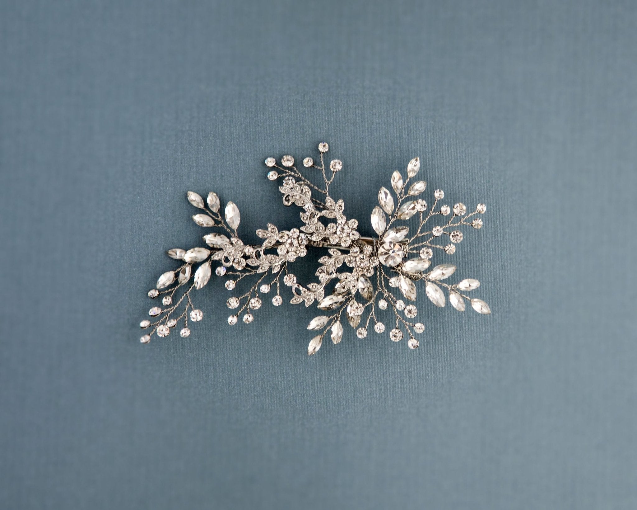 Wedding Crystal Hair Clip - Hair Clips - Cassandra Lynne