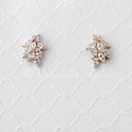 Wedding Earrings of Marquise CZ Clusters - Earrings - Cassandra Lynne